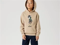 Name It weathered teak printet hoodie sweatshirt